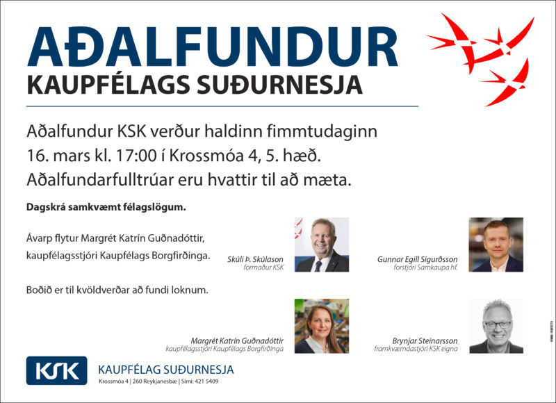 Aðalfundur Kaupfélags Suðurnesja