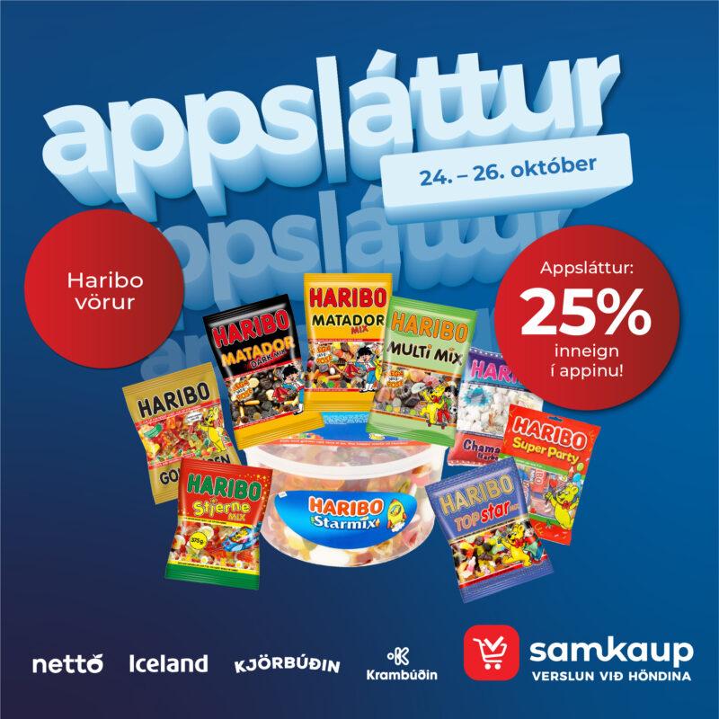 25% appsláttur til félagsmanna KSK af Haribo vörum
